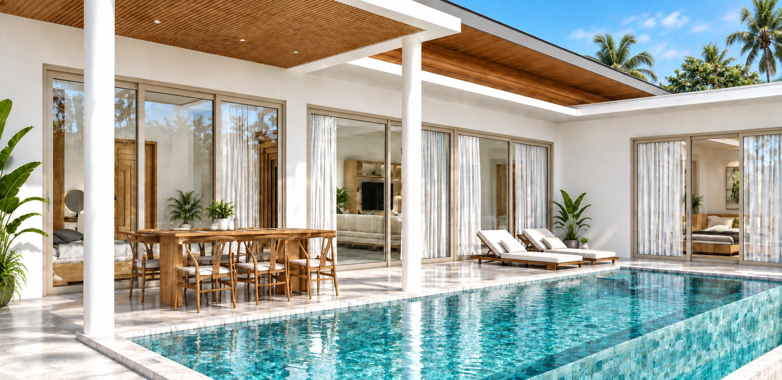 Temple Gate – Terrasse et piscine privée Lamai Koh Samui